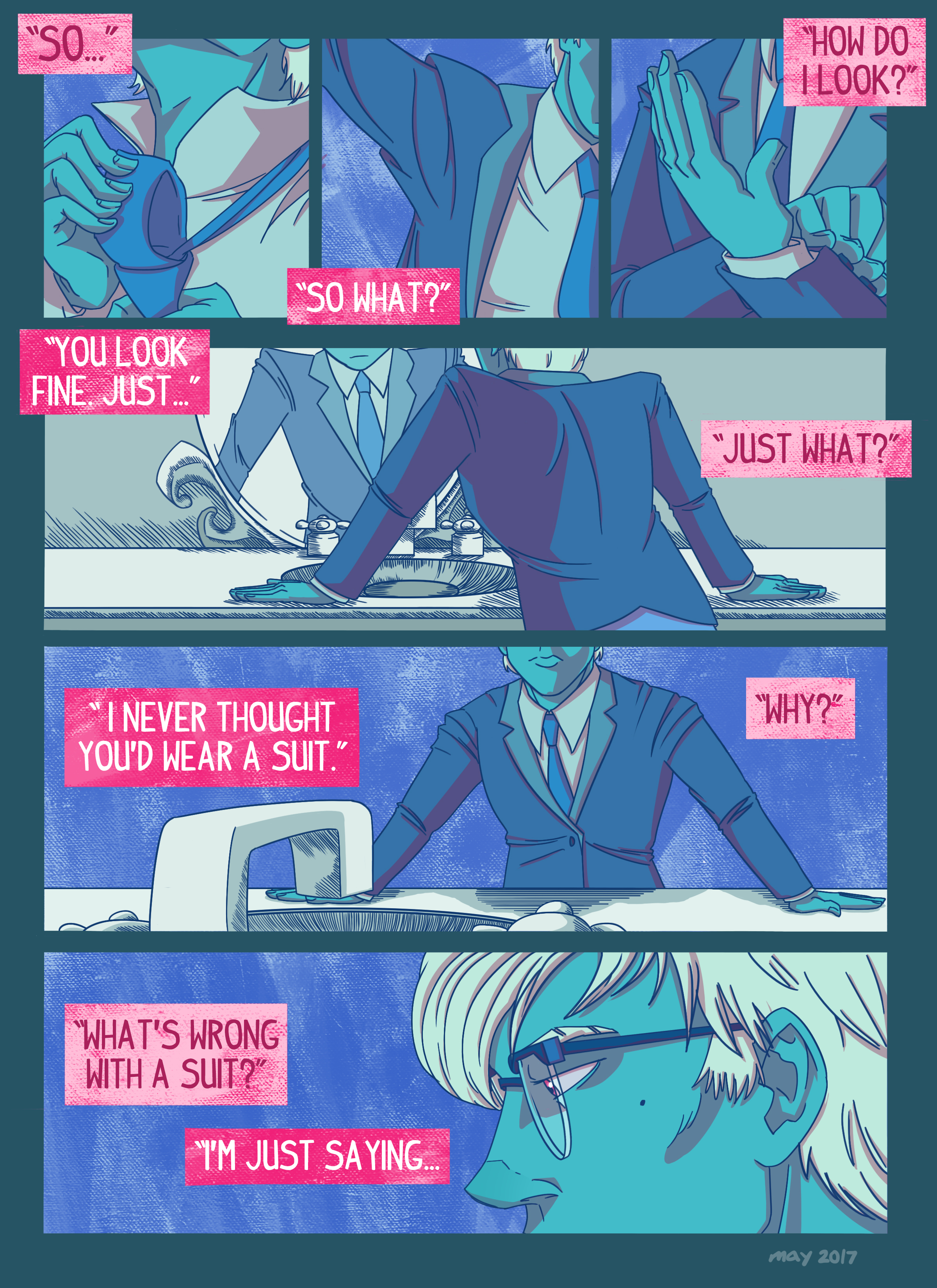 Comic conversations with family page 2